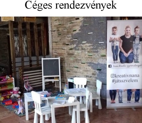 KreativNana céges gyerek rendezvények